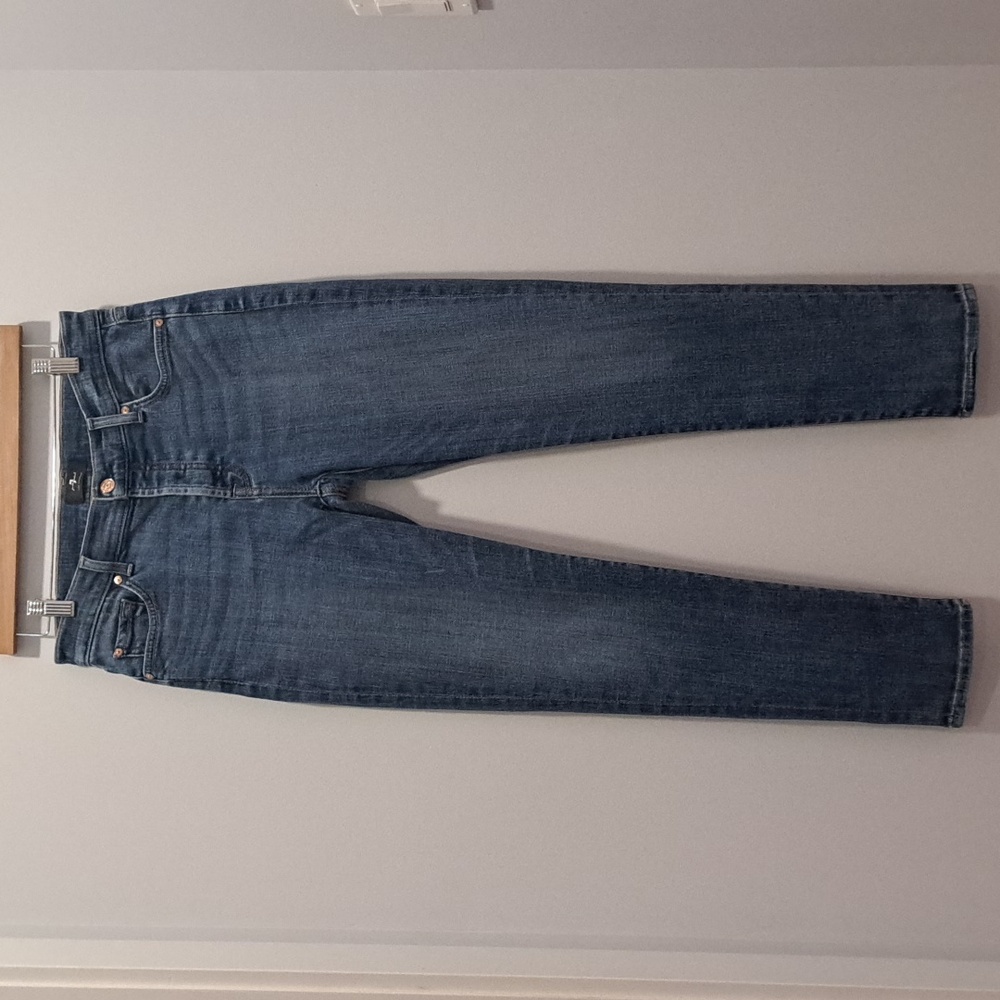 7 For All Mankind Josefina Slim Boyfriend Minimalist Streetwear Jeans Womens 27